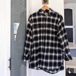 JACHS large flannel shirt jacket
